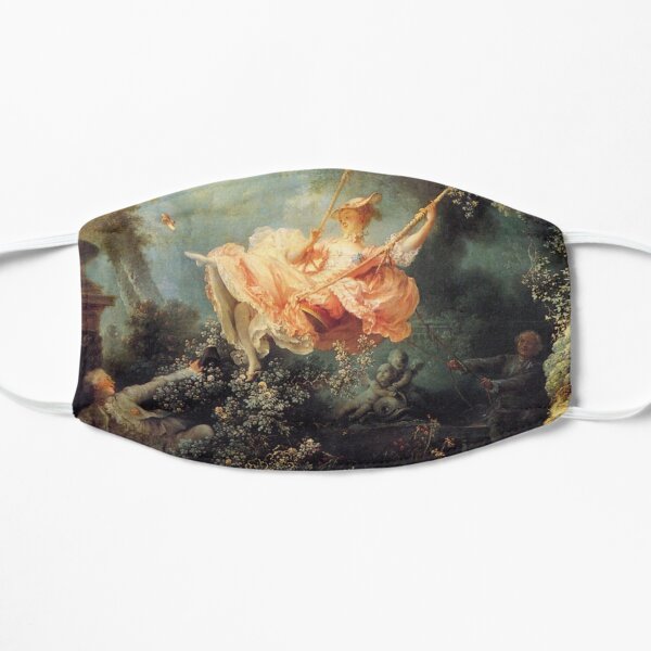 The Swing by Jean-Honoré Fragonard Flat Mask