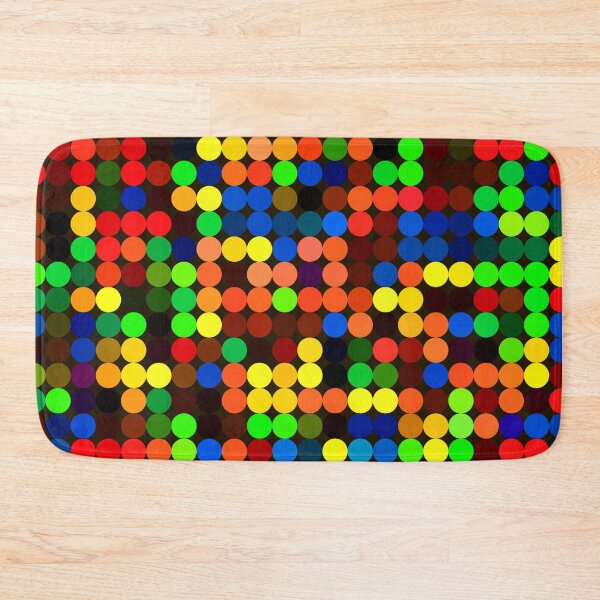 Item preview, Colorful psychdelic popart dots abstract art designed and sold by lordthebeard.