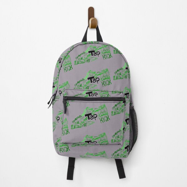 Item preview, Dance Shoe Filled with Tap Terms Shades of Green designed and sold by Tara Barnaba.