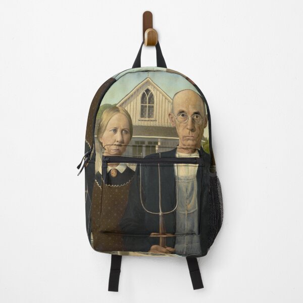 Item preview, Painting American Gothic by Grant Wood  designed and sold by alexklp.