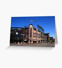 Coors Field - Colorado Rockies Greeting Card