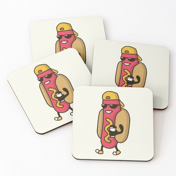 Item preview, cute happy hotdog  designed and sold by dogan ksa.
