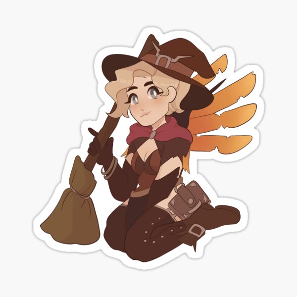 Witch of the Wilds Mercy Sticker