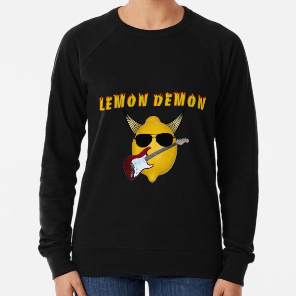 Lemon Demon - Rock- Black Shades Lightweight Sweatshirt