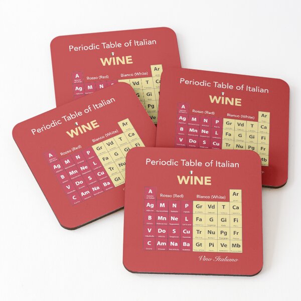 Item preview, Periodic Table of Italian Wine designed and sold by vladocar.