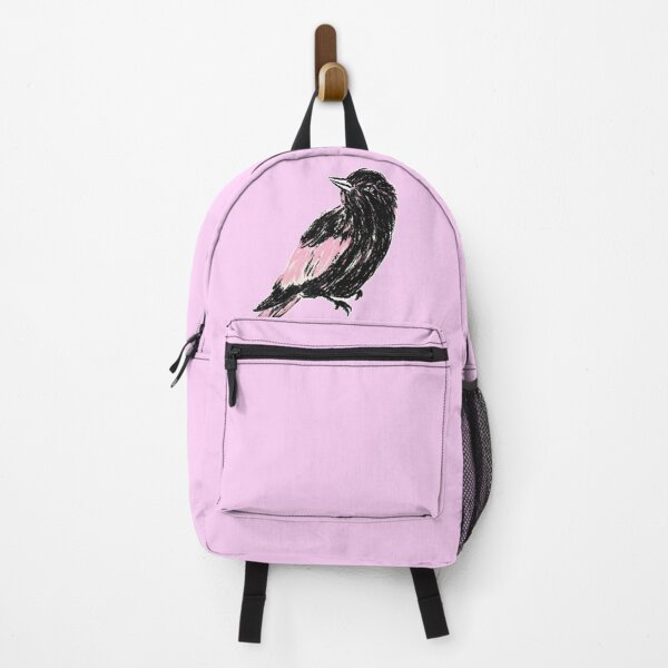 Item preview, Charcoal pink crow designed and sold by swampmaster.