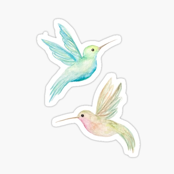 Item preview, Hummingbirds (White) designed and sold by ErinGArt.