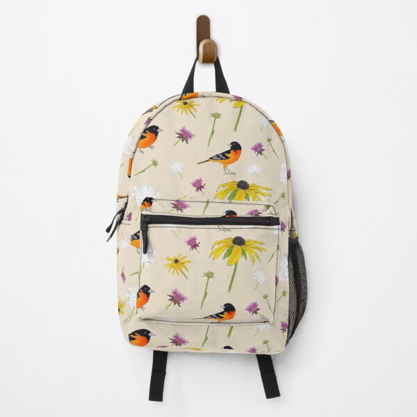 Item preview, Orioles And Flowers designed and sold by JoandCoArt.