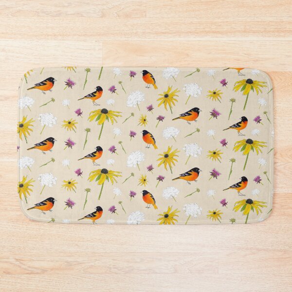 Item preview, Orioles Y Flores designed and sold by JoandCoArt.