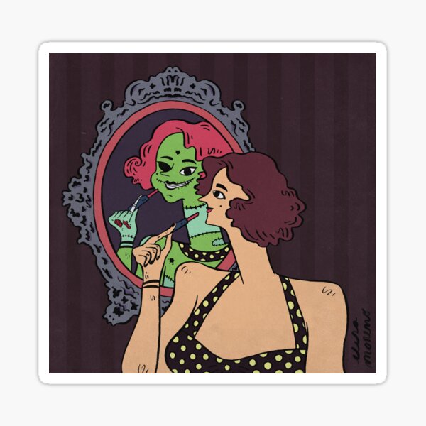 mirror mirror dos Sticker