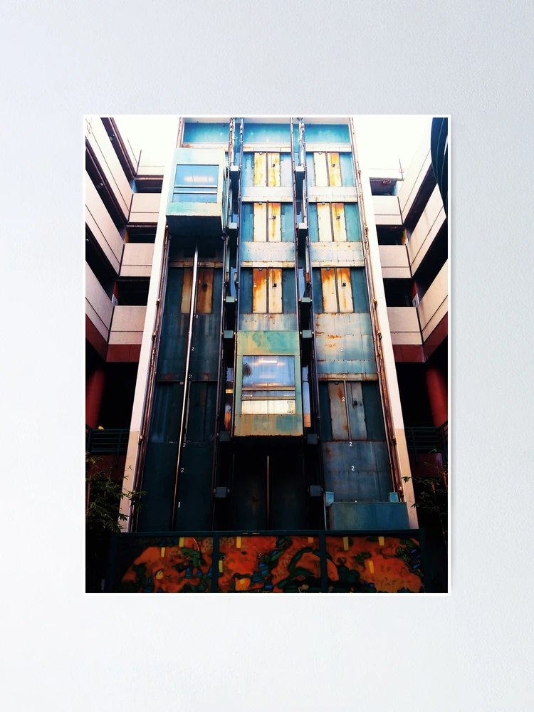 Thumbnail 1 of 3, Poster, Rusty elevators designed and sold by StephanySam.
