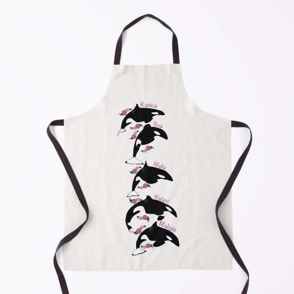 Item preview, The SeaWorld Orlando killer whale Pod flower art designed and sold by Animaldesigns24.