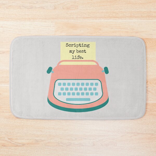 Item preview, Scripting my Best Life. On a typewriter. designed and sold by CrystalRaen.