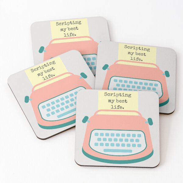 Item preview, Scripting my Best Life. On a typewriter. designed and sold by CrystalRaen.