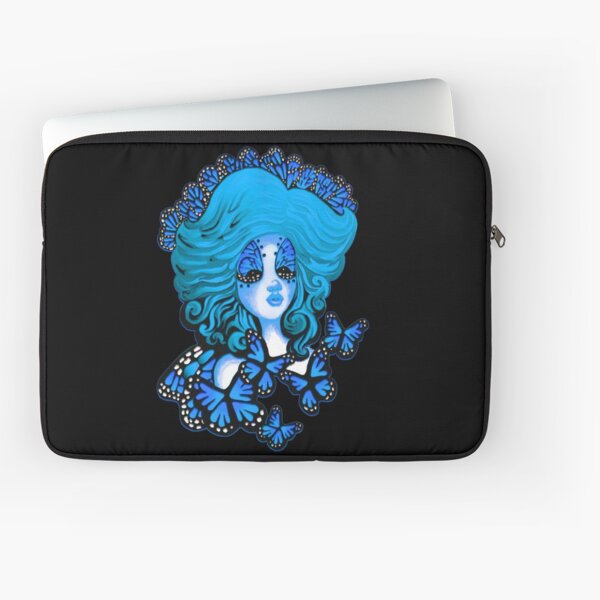 Blue Monarch Queen Laptop Sleeve