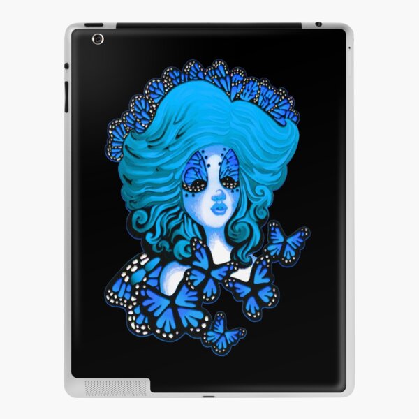 Blue Monarch Queen iPad Skin