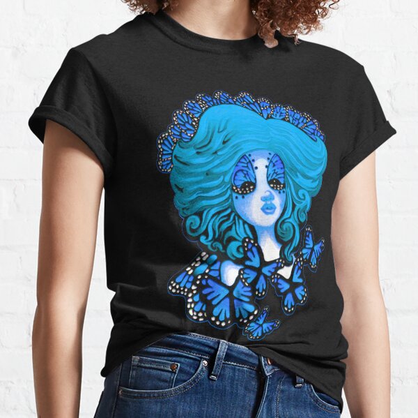 Blue Monarch Queen Classic T-Shirt