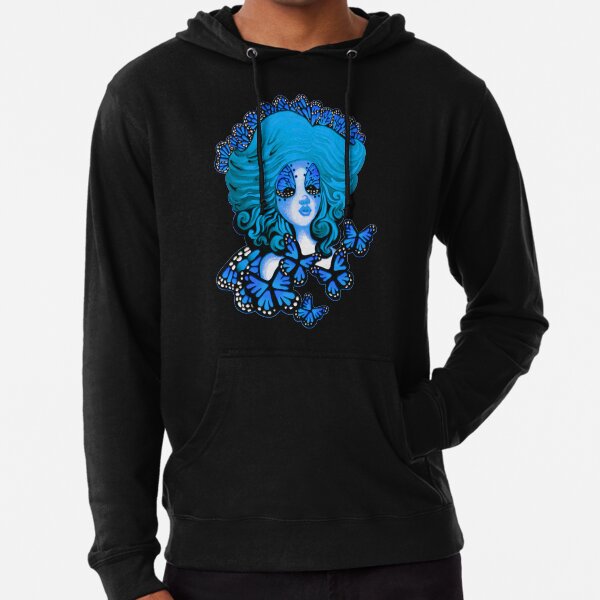 Blue Monarch Queen Lightweight Hoodie