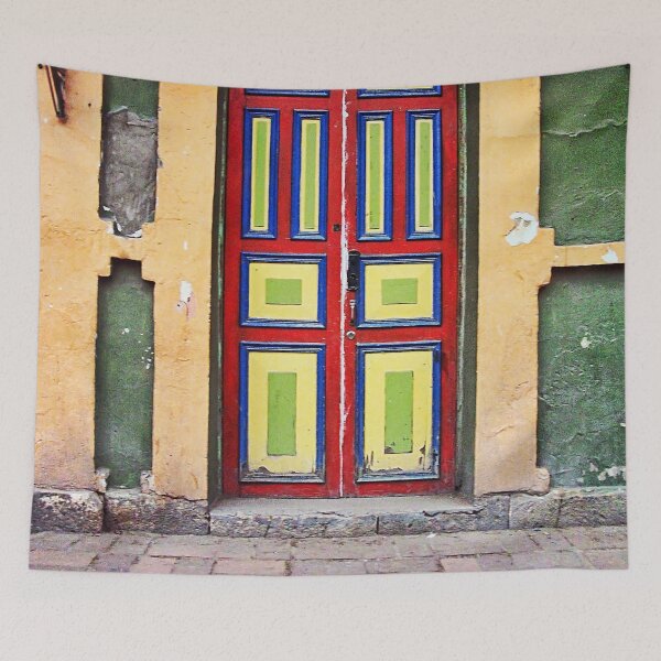 Item preview, Old colorful door  designed and sold by Maria  Gonzalez.
