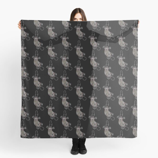 Authentic Aboriginal Art - Platypus Scarf