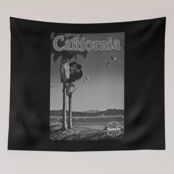 Item preview, California Noire vintage travel poster designed and sold by stickart-marek.