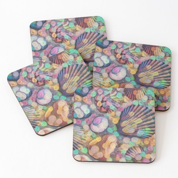 Item preview, Abstract Art, Abstract Seashells Wall Art, Abstract Artists designed and sold by SasyJamArt.