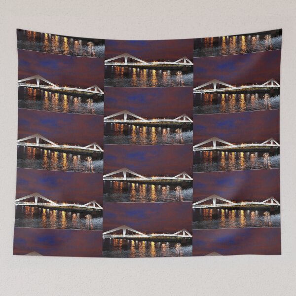 Item preview, Squiggly Bridge Glasgow designed and sold by GillianSweeney.