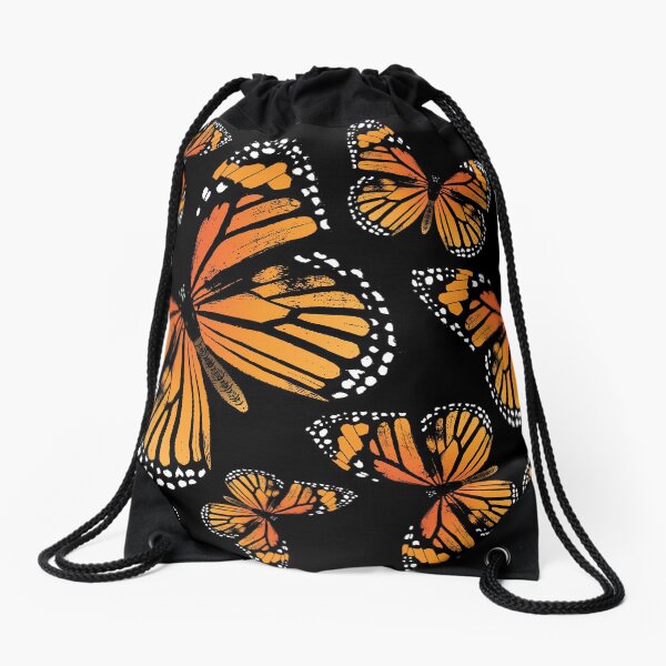 Monarch Butterflies | Monarch Butterfly | Vintage Butterflies | Butterfly Patterns | Drawstring Bag