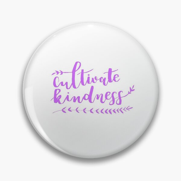 Item preview, Cultivate Kindness Positive Quote Light Purple designed and sold by faithful-ink.