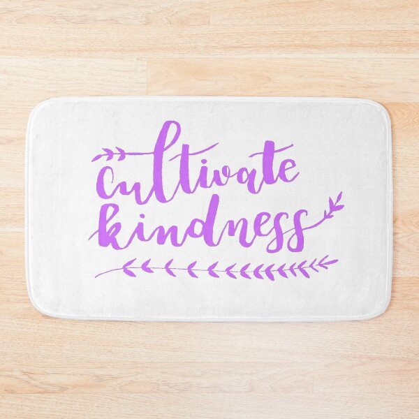 Item preview, Cultivate Kindness Positive Quote Light Purple designed and sold by faithful-ink.