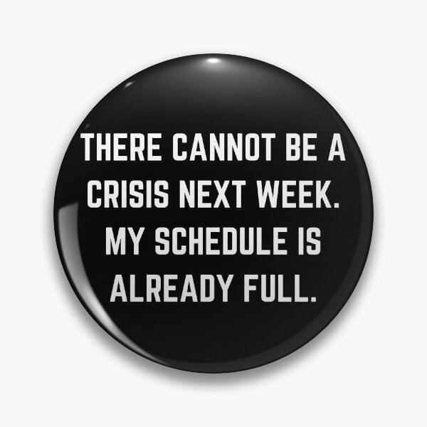Item preview, TheCoffeeCupLife: There Cannot Be A Crisis  designed and sold by CoffeeCupLife2.