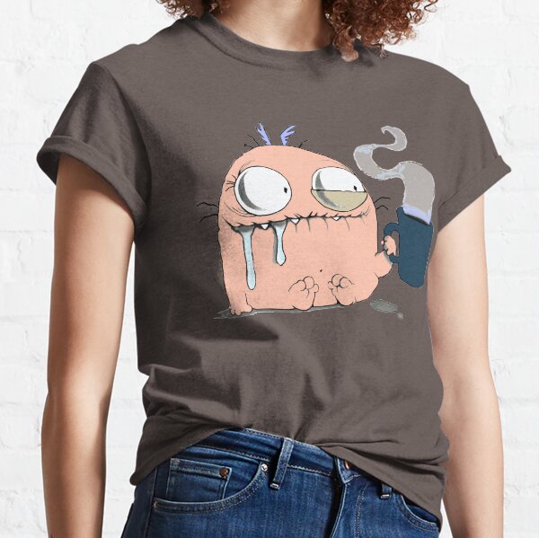 adicto al café junky y también podría ser un buen regalo como un lindo diseño incluso para las personas que no toman café.
Tenemos diferentes tamaños Camiseta clásica
