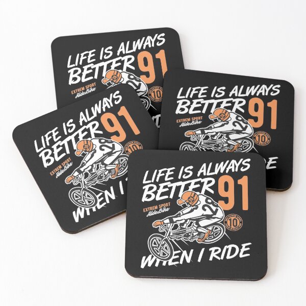 Item preview, Life is always better when i ride Bmx Mtb bike designed and sold by desislogn.
