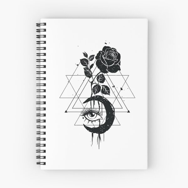 Item preview, Black rose geometry geometric design designed and sold by Dsigns.
