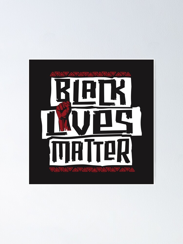 Thumbnail 1 of 3, Poster, Black Lives Matter designed and sold by Donnierogersart.