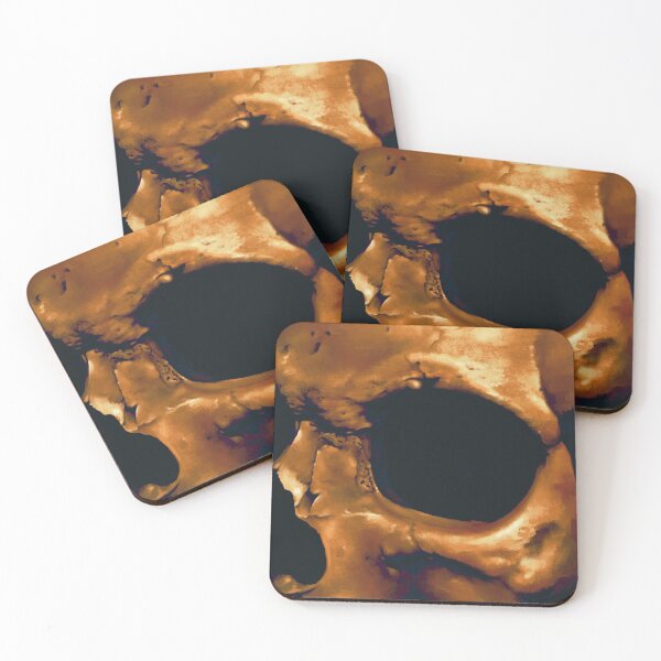 Item preview, Golden skull designed and sold by Katie Beardmore.