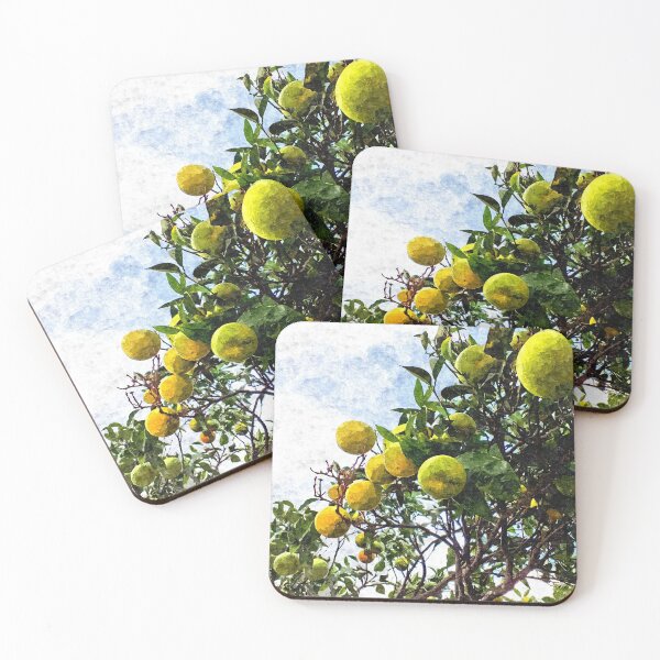 Item preview, Oranges on orange tree designed and sold by Anna Lemos.