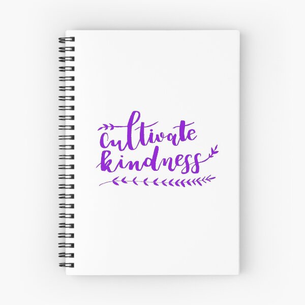 Item preview, Cultivate Kindness Positive Quote Dark Purple designed and sold by faithful-ink.