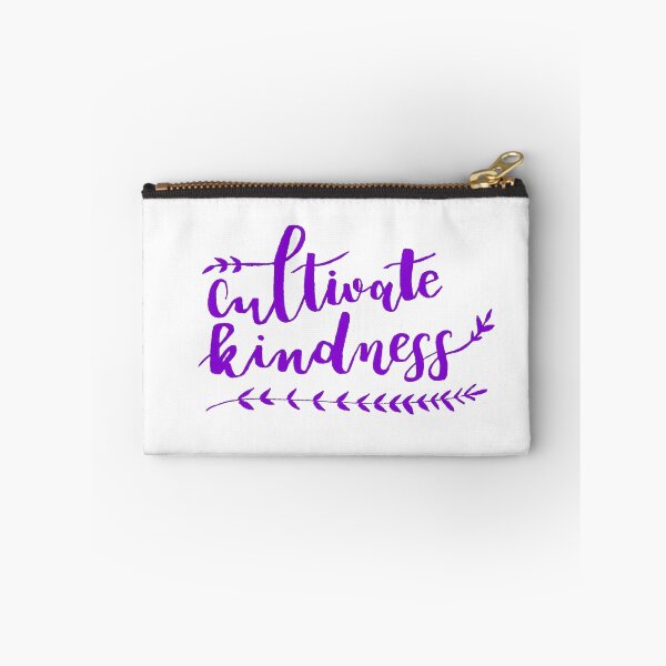 Item preview, Cultivate Kindness Positive Quote Dark Purple designed and sold by faithful-ink.