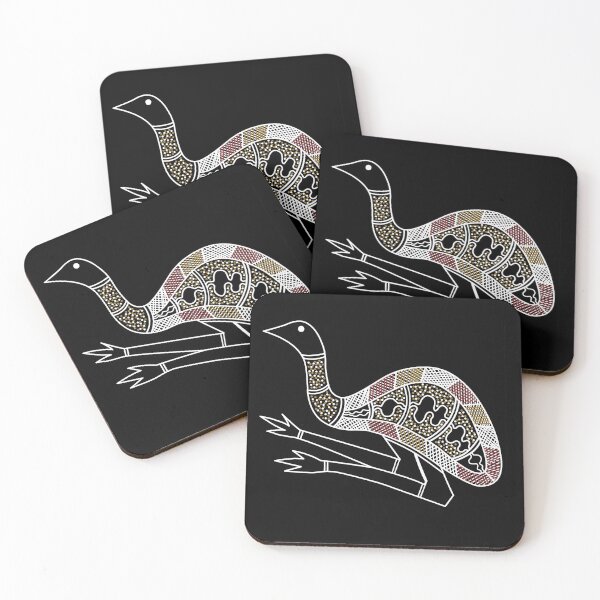 Item preview, Authentic Aboriginal Art - Emu designed and sold by HogarthArts.