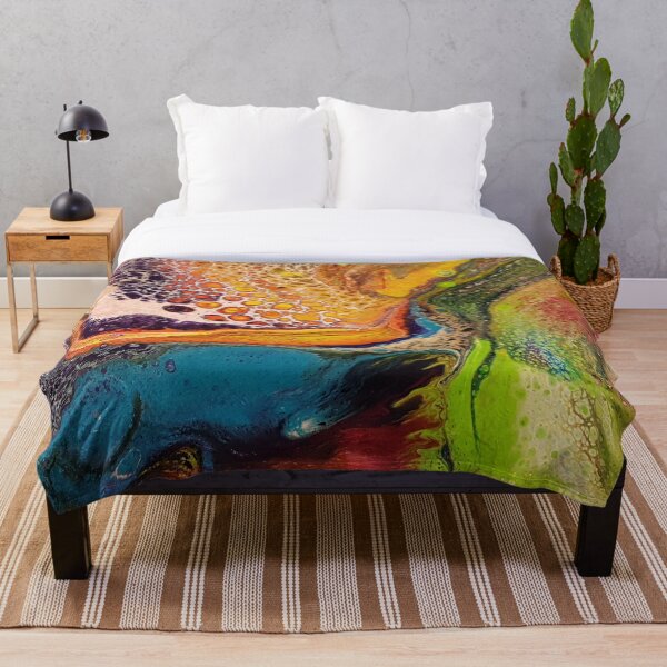Calm in the Chaos Throw Blanket