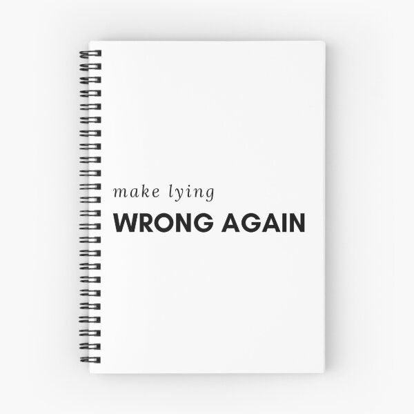 Item preview, Make Lying Wrong Again For A Trump Resistant designed and sold by mcshirtface.