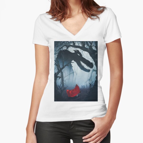 Fitted V-Neck T-Shirt