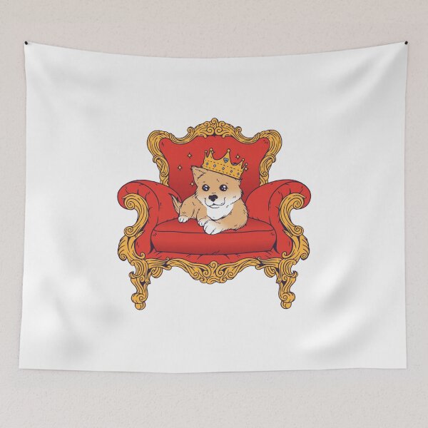 Item preview, Dog puppy dog throne king scepter pet designed and sold by Dsigns.