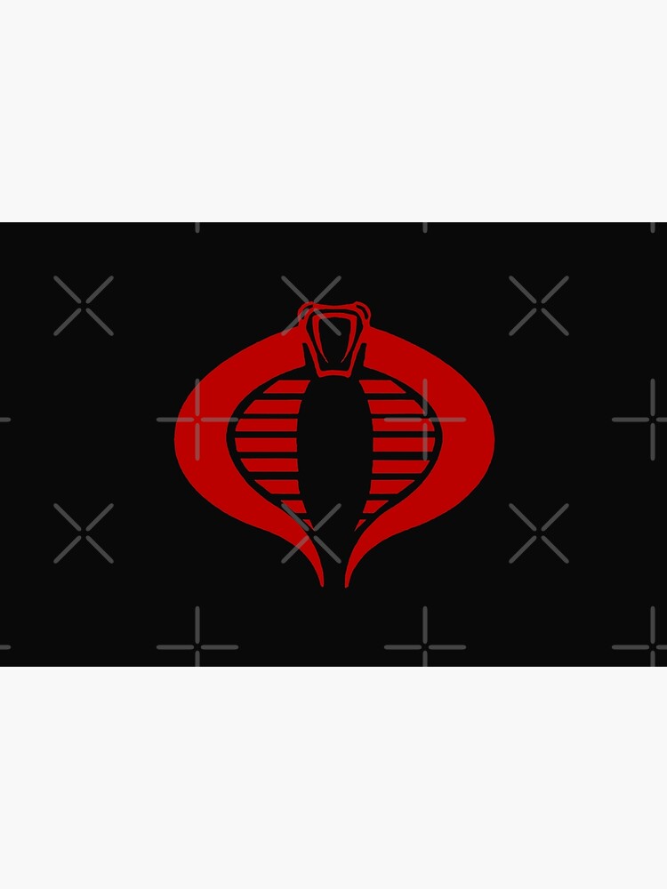 Discover Gi Joe Cobra Enemy Logo Bath Mat