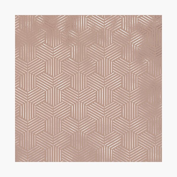 Item preview, Blush Pink Textured Design with Interlocking Hexigons designed and sold by simplydesignart.