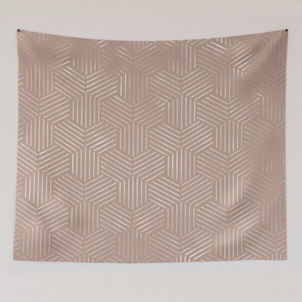 Item preview, Blush Pink Textured Design with Interlocking Hexigons designed and sold by simplydesignart.