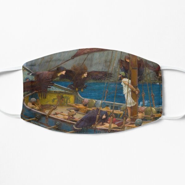 Ulysses and the Sirens - John William Waterhouse Mask