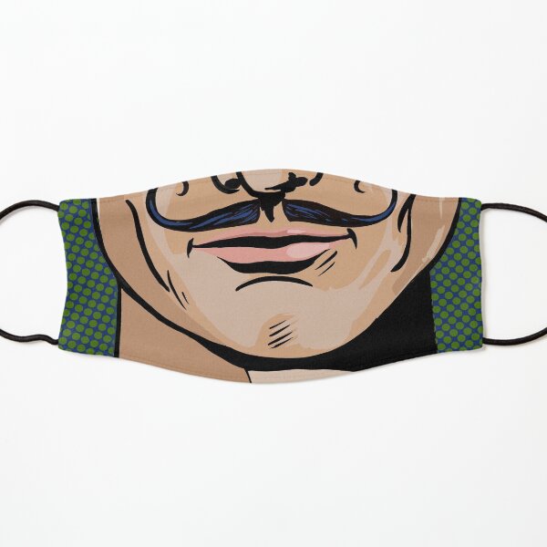 Pop Art Moustache Kids Mask