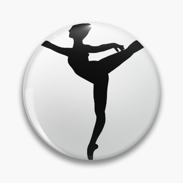Item preview, Dancer Arabesque Silhouette designed and sold by dancerstickers.